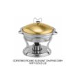 Picture of CDR5787G ROUND ELEGANT CHAFING DISH WITH GOLD LID 2.5L