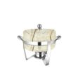 Picture of VENUS 529 ROUND CHAFING DISH BEIGE/BROWN 10L