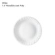 Picture of BOROSIL FLUTED DESSERT PLATE 7.5 INCH WHITE